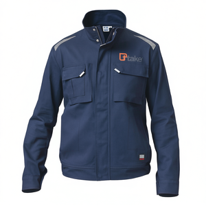 Ttake Regular <b>Jacket</b> Workwear Navy L Utility Pocket Design - Product Image 2