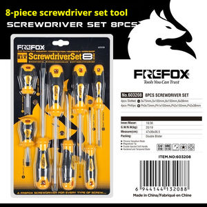 8pcs DIY Mini Industrial <b>Precision</b> <b>Screwdriver</b> <b>Set</b> Phillips/Slotted/Torx Zinc Finish Plastic Multi-Purpose Mobile Repair Tool - Product Image 4