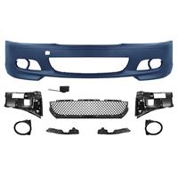 Kit carrosserie complet style M3 pour BMW Série 3 E46 Berline 1998-2004, comprenant pare-chocs avant et arrière, jupes latérales et feux antibrouillard