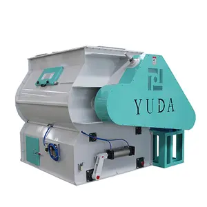 Yuda Pembuatan Profesional Sshj 3 Double Poros Hewan Feed Pelet Mixer Banyak Digunakan Mixer