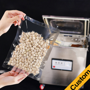 Factory Wholesale Transparent Pa Pe Food Storage 3 Side Heat Seal Dry Fruit Nuts Smooth Vacuum Plastic Nylon <b>Packing</b> <b>Bags</b> - Product Image 3