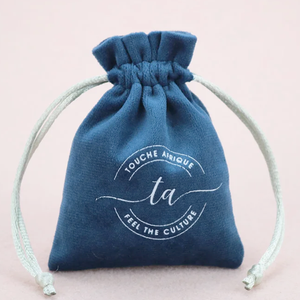 Custom Logo Print <b>Mini</b> Jewelry Storage Bag Velvet Pouch Super Soft Flannel Velvet Gift Bag Antique Packing Velvet Drawstring Bag - Product Image 1