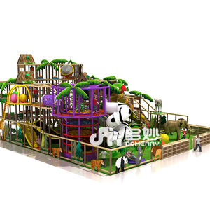 Dierentuin thema indoor speeltuin leuke dierfiguren en dier vormige slides - Product Image 2