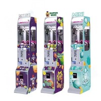 Mini machine à griffes d'arcade à pièces Machines à grue en peluche Distributeur automatique de grue jouet pour petites collations Garantie 1 an