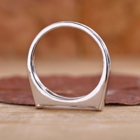 Bague de mariage tendance pour femme DaiLu en or 14K/18K avec diamant de laboratoire certifié IGI, taille baguette et couleur D