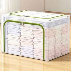 Boîte de rangement pliable pour salle de bain, chambre, armoire, salon, meuble de rangement domestique, armoire de rangement pour salle de bain - Product Image 1