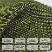 Approvisionnement direct usine Tissu 51% Lin 49% Chanvre Uni Lavé Biologique 165GSM 54/55" Poids Moyen Textile Personnalisé