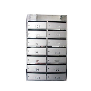 Cajas <span class=keywords><strong>de</strong></span> correos <span class=keywords><strong>de</strong></span> acero inoxidable, caja <span class=keywords><strong>de</strong></span> correos con letras combinadas <span class=keywords><strong>de</strong></span> 7x2, <span class=keywords><strong>para</strong></span> apartamento, <span class=keywords><strong>para</strong></span> exteriores - Product Image 1