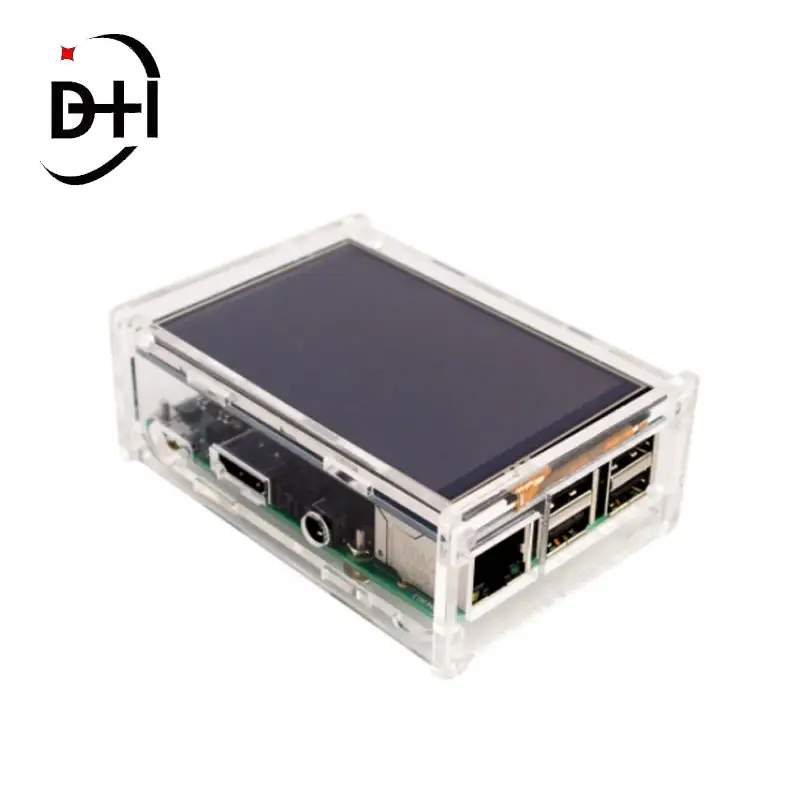 Acrylic Case Compatible for Raspberry Pi 2 Pi3 Model B Original 3.5 inchLCD TFT Touch Screen Display