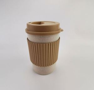 Vasos de Café Reutilizables Biodegradables de Plástico, Vasos de Trigo - Product Image 2