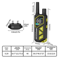 Collier de dressage à distance pour 3 chiens, étanche IPX7, mode bip, rechargeable, réfléchissant, à libération rapide