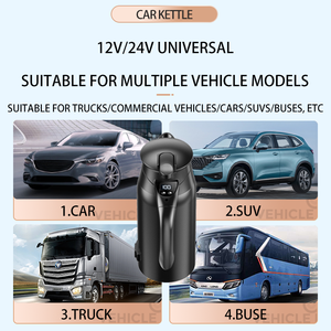 Hızlı Isıtma 800ml 12-24V Taşınabilir Araç Su Isıtıcısı, Ayarlanabilir Seyahat Su Isıtıcısı - Product Image 4