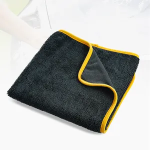 Custom Thicken Quick Dry Towel Auto Care Detailing Microfiber Car Wash Cleaning Cloth Twisted Towel