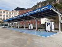 Nouvelle borne solaire rapide courant continu voiture électrique 60/120/180kW au sol OCPP APP batterie de stockage
