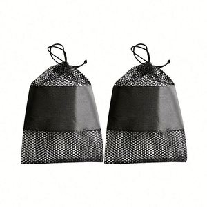 6 X 4 Inch Portable Storage Mesh Bags Nylon Drawstring Bag for Travel Beach Toys Seashell Collecting - Product Image 3