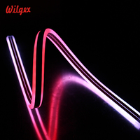 Meilleure Vente 11x24mm RVB 5050 Pixel SPI WS2811 DMX Programmable Double Côtés Conduit Néon Flex IP68 Pour La Décoration Intérieure Et Extérieure