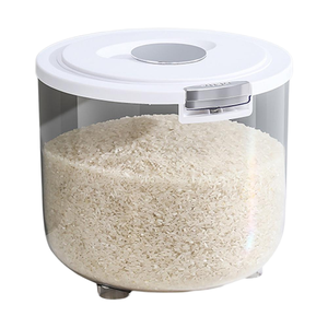 Modern Transparent Plastic Rice Bucket Insect-Proof Moisture-Proof Storage Box for Home Use 30L <strong>Load</strong> Capacity for Rice <strong>Container</strong> - Product Image 1