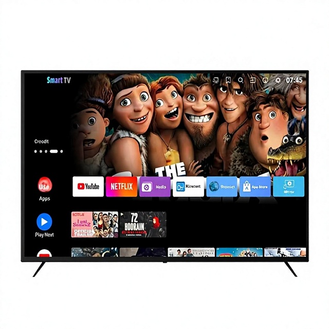 Cross-border Exclusive LED 75-inch 85-inch 100-inch 1080p Full-screen LCD TVs for Interface 16:9 Aspect Ratio Explosion-proof