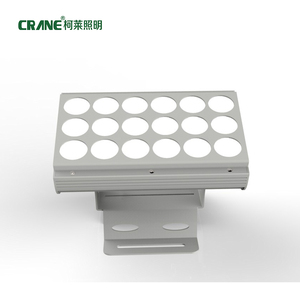 Projecteur LED imperméable conforme à la norme IP65, éclairage à 3 degrés, angle de faisceau étroit, matériel d'extérieur, projecteur d'architecture, visage 72W, dc 24/ac 220v - Product Image 2