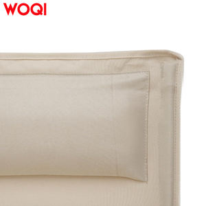 كرسي ظهر خفيف الوزن من WOQI ، كرسي تخييم مدمج عالي الظهر مع مسند رأس ، تصميم قابل للطي محمول للسفر والتنزهي والشاطئ - Product Image 6