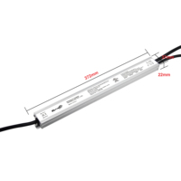 Alimentation LED simple étanche IP67 75W avec variateur PWM 0-10V/1-10V/10V TRIAC/Phase et potentiomètre, 100-277V AC-DC