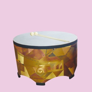 Ensemble de tambours de sol en bois avec baguettes, tambours à main en bois, instruments de musique Orff pour enfants, instruments de percussion - Product Image 5