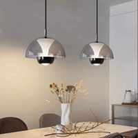 Lustre suspendu en forme de bourgeon de fleur, design danois, style nordique moderne et créatif, pour bar, restaurant, bureau, chambre à coucher, chevet, réglable
