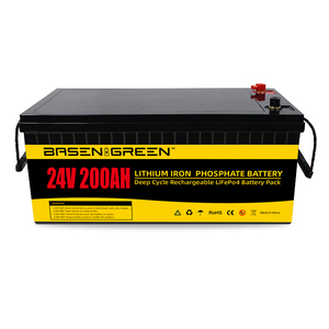 Paquete de Baterías de Fosfato de Hierro y Litio Basen de 24 V y 200 Ah con Certificación CE y Larga Vida Útil - Product Image 1