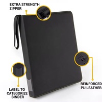 Carpeta Premium Resistente de 9 Bolsillos para 288 Tarjetas Coleccionables, Álbum para Tarjetas Deportivas TCG