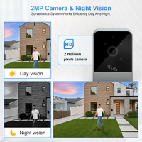 Videoportero de 2 hilos con red digital inteligente Tuya Cloud, estación de puerta Doop Phone para villas, seguridad del hogar, pantalla táctil de 7 pulgadas 1080p