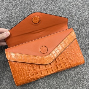Sacs à bandoulière de luxe en cuir de crocodile véritable pour femmes, sacs à main de luxe pour filles - Product Image 5