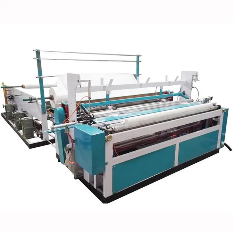 13 China Factory Promotion 1800mm Toilet Rolls Slitting Making Machine Jumbo Roll Tissue Rewinder Line