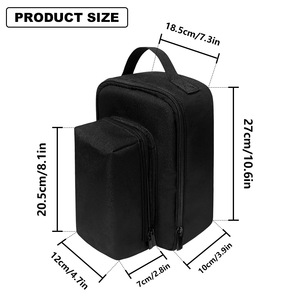 Nebulizer Storage Bag Nylon Zipper Closure Portable Travel Medical Bag With T-Strap Handle - Product Image 5