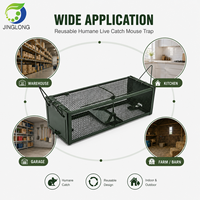 Piège à souris réutilisable en métal pour capture vivante, cage anti-nuisibles à capture multiple pour usage intérieur et extérieur