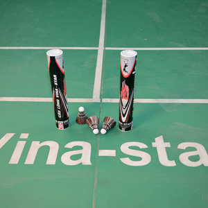 Volants de badminton en gros, qualité club, plumes, vol stable pour entraînement et pratique - Product Image 5