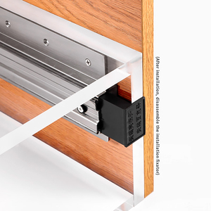 Hiện đại Telescopic gấp bàn ăn Hidden Pull-out thu nhỏ đường sắt dễ dàng-to-sử dụng đa chức năng phần cứng cho phòng khách - Product Image 4