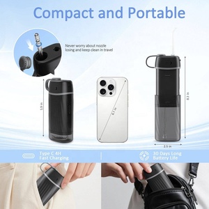 <span class=keywords><strong>Irrigador</strong></span> Bucal Inalámbrico Mini de Alta Calidad, OEM/ODM Personalizado, 160 ml, IPX7, Recargable, Limpiador <span class=keywords><strong>Dental</strong></span> de Agua para Dientes y <span class=keywords><strong>Encías</strong></span> - Product Image 3