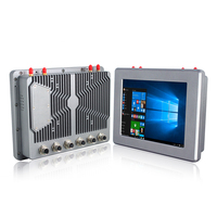 Bajo costo 8 pulgadas 800x600 IP67 Industrial cuadrado LCD pantalla táctil Industrial resistiva PC con WIFI PC a prueba de agua