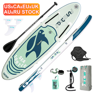 Funwater <span class=keywords><strong>บอร์ด</strong></span>พายเรือแบบสีเขียว10'6<span class=keywords><strong>ซับ</strong></span>แพดเดิลบอร์ด - Product Image 1