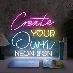 Özel melek kanatları Led Neon İşaretler Led mektup Anime işareti Neon esnek ışık özel Led Neon burcu