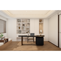 Conception personnalisée de suite principale incluant bureau à domicile, salle de bain en suite et dressing avec plan de l'étage