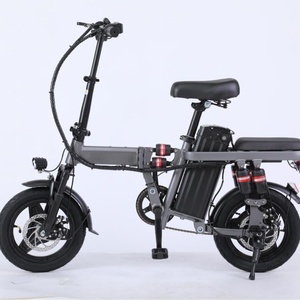 Mini vélo électrique <span class=keywords><strong>pliable</strong></span> 500W 48V 14 pouces, vélo de ville électrique, batterie au lithium, scooter électrique <span class=keywords><strong>pliable</strong></span> hybride 500W - Product Image 2