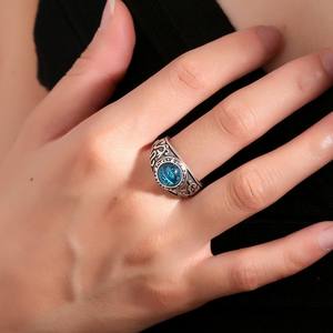 Anime Katekyo Hitman Reborn <span class=keywords><strong>Ring</strong></span> Giotto Anneaux en métal Halloween Homme Femme Cosplay Prop Accessoire Cadeaux - Product Image 6