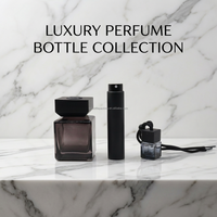 Flacon pulvérisateur de parfum premium 5 pièces avec boîte, mini flacons rechargeables pour huiles essentielles, flacon pulvérisateur en verre pour parfum