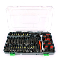 Lot de 86 embouts magnétiques puissants en acier S2, multifonctionnels, pour perceuse à percussion et tournevis à douilles, fabrication chinoise