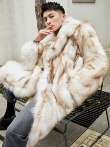 <span class=keywords><strong>Cappotto</strong></span> <span class=keywords><strong>di</strong></span> <span class=keywords><strong>Pelliccia</strong></span> <span class=keywords><strong>di</strong></span> Volpe Vera <span class=keywords><strong>di</strong></span> Alta Moda con <span class=keywords><strong>Collo</strong></span> a Scialle, Caldo e Confortevole <span class=keywords><strong>Cappotto</strong></span> Lungo Invernale <span class=keywords><strong>per</strong></span> <span class=keywords><strong>Uomo</strong></span> - Product Image 6