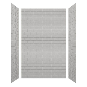 Wiselinkアクリルホワイトバスルームシャワーウォールパネル防水固体表面シャワーパネル - Product Image 4