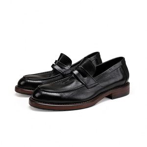 Chaussures habillées pour hommes de haute qualité - Chaussures de bureau en cuir véritable pour mariage - Style Oxford - Product Image 6