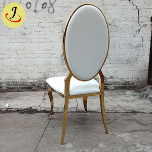 Gold Metal Brushed Stainless Steel Wedding <b>Chair</b> for Events Party - Product Image 3