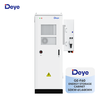 Système de stockage d'énergie en armoire extérieure Deye 60KWH GE-F60 avec batterie au lithium, solution ESS pour les systèmes solaires C&I à petite échelle